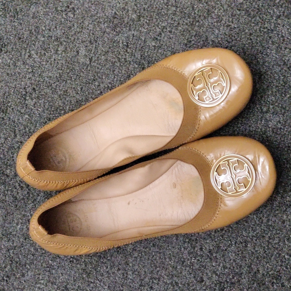 Tory Burch Patent Leather Ballet Flats
